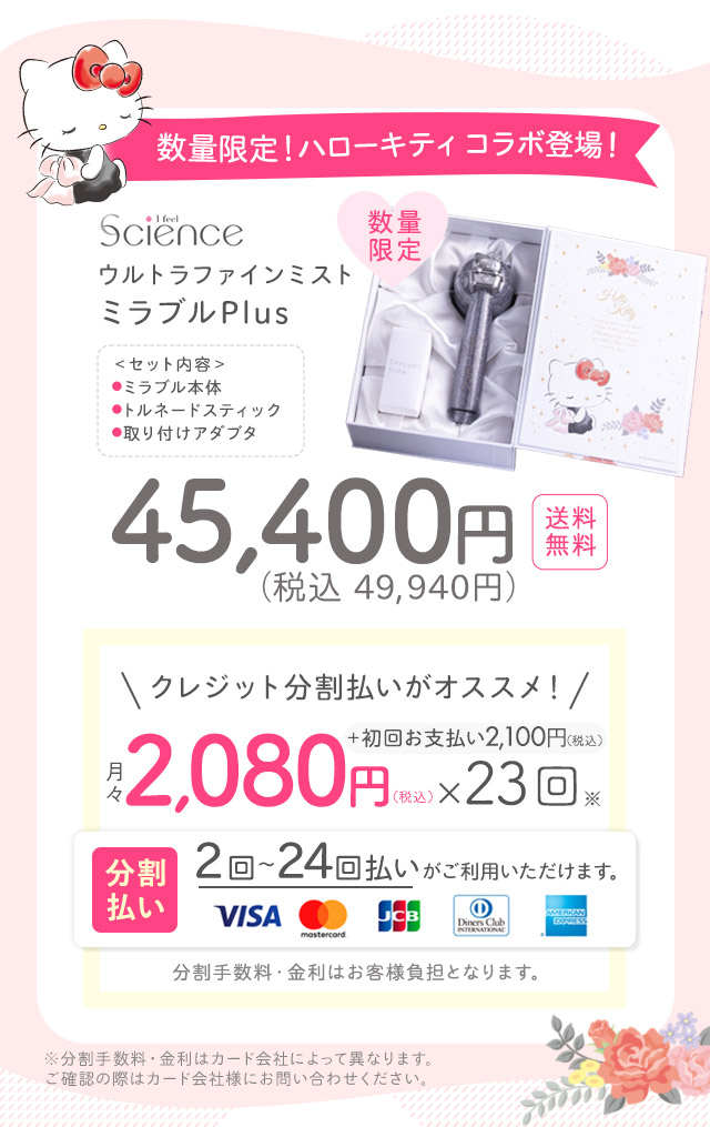 ミラブルplus ハローキティバージョン – サイエンス正規販売店 ...